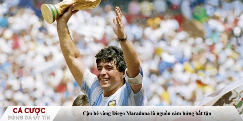 Cậu bé vàng Diego Maradona là nguồn cảm hứng bất tận