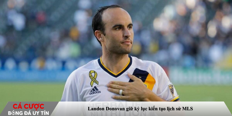 Landon Donovan giữ kỷ lục kiến tạo lịch sử MLS