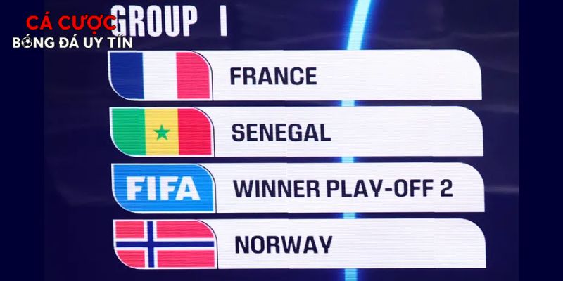 Đánh giá sức mạnh các đội tại bảng I